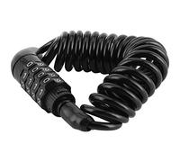 Generic Serrure de Câble de Casque de Moto, Serrure Antivol Durable à Combinaison de Mot de Passe à 4 Chiffres pour Vélos de Montagne, Taille Compacte