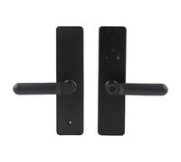 Generic Serrure de Porte à Empreintes Digitales, avec Caméra, Clavier Polyvalent, Poignée électronique pour Maisons et Bureaux, Conception Durable en Acier au Carbone