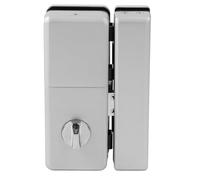 Generic Serrure de Porte à Empreintes Digitales avec Contrôle Téléphonique et Accès par Mot de Passe pour le Bureau à Domicile en Alliage D'aluminium pour Portes en Verre de 5 à 12 Cm D'épaisseur