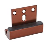 Generic Serrure de Porte de sécurité Domestique, Forte Résistance, 800 Lb, Serrure Renforcée en Alliage D'aluminium pour Chambre à Coucher, Garage, de sécurité à L'épreuve des Enfants pour Femmes