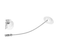 Generic Serrure de sécurité pour Fenêtre de Réfrigérateur, Câble Flexible et Durable, pour Prévenir les Accidents pour bébé, pour la Maison, en Acier Inoxydable Blanc (WHITE)