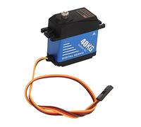 Generic Servo Numérique étanche à Couple élevé de 40KG, pour Voitures RC, Navires, Robots, Alliage D'aluminium Bleu 25T