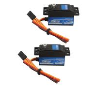 Generic Servo Numérique Haute sensibilité avec Bras Métallique pour Voitures et Bateaux 1/10 RC Bleu 12KG