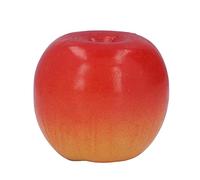 Generic Shaker à Fruits Maraca, Ressource D'apprentissage, Formes de Percussion en Plastique pour Enfants de 6 Mois et Plus, Peinture à L'eau Non Toxique pour L'éducation Précoce (Modèle de pomme)