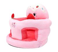 Generic Siè de Sol pour bébé, Joli canapé en Peluche, Chaise pour S'asseoir, Support Portable pour Tout-petits, Nouveau-nés et Nourrissons (Gâteau)