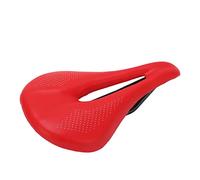 Generic Siège de Remplacement de Selle de Vélo Creux Confortable pour Vélo de Route VTT 143mm Gel Double densité (Rouge)