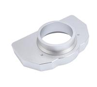 Generic Siège de Roulement de Support de Volant en Alliage D'aluminium pour Modification de Réparation de Roue de Course pour un Contrôle Précis et une Expérience de Course Améliorée pour le (SILVER)