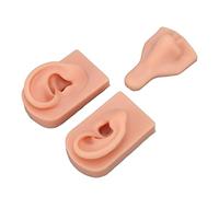 Generic Simulation de Modèle de Nez en Silicone Souple, pour la Pratique du Perçage et L'affichage de Bijoux, Outils Pédagogiques Adaptés aux Cours de Médecine (Peau claire)