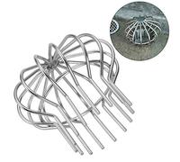 Generic Siphon de Sol Antiblocage en Acier Inoxydable pour Utilisation Intérieure dans la Cour, Durable, Grand Déplacement, 3 Tailles, adapté pour Toit/balcon/extérieur/jardin, Matériau de Haute