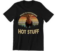 Generic Sixteen Candles Shirt, Long DUK Dong What is Happening Hot Stuff Vintage T-Shirt, Movies Quote(Large)