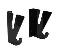 Generic Skateboard Mur Mound Bracket Ornement en Acrylique Rack de Rangement de Rangement de Skateboard Décoration en Acrylique Hang Posange Extérieur Porte-Greffier en Acrylique. (Black)