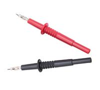 Generic Sonde de Test de Fiche Banane avec une Bonne conductivité électrique pour le Test Multimètre, Prise Pratique de 4 Mm, 2 Câbles de de Connecteur Banane P5011 de 4 Mm, Largement Appliqués pour
