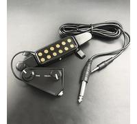 Generic Sonnette de Réglage du Volume et de la tonalité, Trou de Réglage Gratuit, tonalité Claire et Lumineuse pour les Joueurs de Guitare, électronique en Plastique