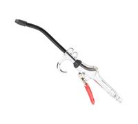 Generic Souffleur d'air pour Détails de Voiture - Outil Pneumatique en Métal avec Buse Fine, Raccord Rapide et Poignée Ergonomique - Idéal pour Le Nettoyage, Les Accessoires, l'atelier et (Silver)