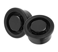 Generic Soupape d'échappement, 2PCS PVC Boîte de Surf Paddle Board Hole de Ventilation Auto Panneau de Ventilation Panneau de de Paddle Soupape de (BLACK)
