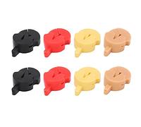 Generic Sourdine en Caoutchouc pour Violon, Silencieux Ultra Silencieux pour Violonistes, Pratique de Fin de Soirée, Kaki, Rouge, Jaune, Noir, Caoutchouc Souple [sourdines Portables de Style tourte]