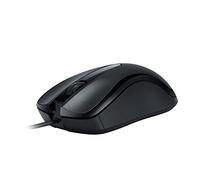 Generic Souris d'ordinateur optique filaire noire, 3 boutons, 1000 DPI, câble USB-A de 1,5 m, ambidextre, fonctionnement silencieux