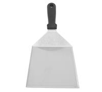 Generic Spatule de Cuisine Durable en Acier Inoxydable, pour Gâteaux, Pizza, Crêpes, Haute Résistance et Conception Raisonnable pour Chef à Domicile (Spatule carrée, manche en plastique)