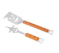 Generic Spatule pour Barbecue et Fourchette à Grill Ensemble D'outils en Acier Inoxydable pour les Amateurs de Barbecue 1 X Spatule pour 1 X Fourchette
