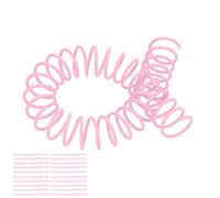 Generic Spirales de Liaison en Plastique Robustes Glombes 3/4 Pouces Id 30 Trous Spirales pour A4 A5 Notebook 20pcs pour un Usage de Bureau (PINK)
