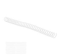 Generic Spirales de Liaison en Plastique Robustes Glombes 3/4 Pouces Id 30 Trous Spirales pour A4 A5 Notebook 20pcs pour un Usage de Bureau (Transparent)