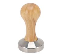 Generic Spresso Tamper, 304 Cadre de café en Acier Inoxydable avec Manche en Chêne Tamper Café pour les Familles, les Amateurs de, les Magasins de thé (51MM)