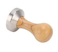 Generic Spresso Tamper, 304 Cadre de café en Acier Inoxydable avec Manche en Chêne Tamper Café pour les Familles, les Amateurs de, les Magasins de thé (51MM)