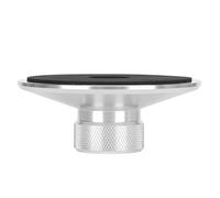 Generic Stabilisateur de Disque en Alliage D'aluminium LP110S, Pince à Disque Légère pour Platine Vinyle pour des Performances Sonores Améliorées, Compacte et Facile à Transporter (Silver)
