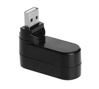 Generic Station d'amarrage USB, Plaque Tournante USB 2.0 Light Portable Abs pour la Maison pour Voyager pour Le Bureau (Black)
