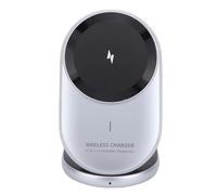 Generic Station de Charge sans Fil 15 W, Chargeur de Bureau à Charge Rapide, Support de Chargeur Magnétique sans Fil pour Téléphone, Montre, écouteurs pour Vidéoconférence Pratique, Matériau