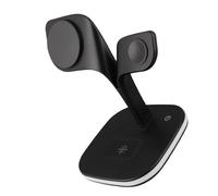 Generic Station de Charge sans Fil Multi-appareils, Station de Charge Rapide Magnétique Compacte pour écouteurs IWatch 443g ABS 12.5x12.5x17cm