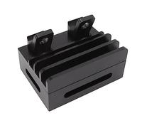 Generic Station de Recharge en Bois de Bambou, Organisateur Efficace de Plusieurs Appareils pour Téléphones, Tablettes, Montres, Maison, Bureau, Dortoir (Black)