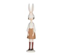 Generic Statue de Fille Lapin, Figurine de Fille Lapin, Collection Décorative, Sculpture Ornementale pour Entrée, Placard, Chambre, Bureau, Brun