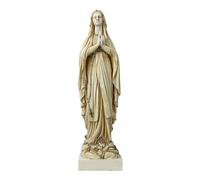 Generic Statue de Vierge Marie grecque en marbre moulé Couleur patine 40 cm