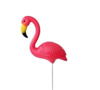 Generic Statue D'oiseau, Figurine Décorative de Jardin, Décoration de Gâteau, à Planter dans Le Jardin, Sculpture pour Pot de Fleurs, Allée, Rose 29.5x23cm 36cm