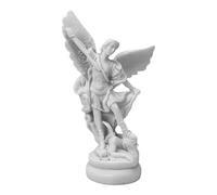 Generic Statue grecque de l'archange Saint Michel Vaincu Lucifer 17 cm