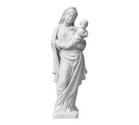 Generic Statue Vierge Marie Madonna tenant l'enfant Jésus en marbre moulé