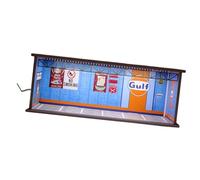 Generic Stockage de Parking 1:64 avec couvercle anti-poussière, organisateur d'objets de collection pour accessoires de voiture moulés sous pression,