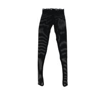 Generic Stocking Figurine 1/6 Pièce Accessoire Miniature Doll Chaussettes Pant Vêtements pour Figures Articulées En Tissu Utilisé Par Collectionneurs Adultes, Noir