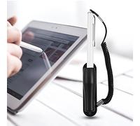 Generic Stylet Capacitif Universel Précis, Stylo Tactile D'écriture Haute sensibilité pour Téléphones Portables Tablettes en Alliage de Zinc Noir Blanc