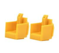 Generic Stylet de Remplacement en Fibre de Carbone ATN3600L pour Platine Vinyle Sound Burger, compatibilité Universelle, Pointe D'aiguille Conique de 0,6 Mil, Jaune, 1 Paquet (2PCS)