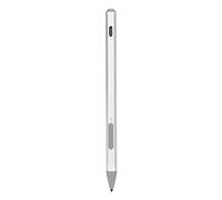 Generic Stylet pour écran Tactile, Stylet avec Indicateur LED Magnétique, Batterie de Type C 200 MAh pour Tablette Pro 5 6 7 8 9 (Silver)