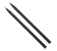 Generic Stylets à Disque Noirs de Précision pour Téléphones Mobiles et Tablettes, Stylet Capacitif Transparent pour écran Tactile avec Embouts Remplaçables pour Un Marquage Précis, 2 Pièces