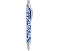 Generic Stylo à bille automatique à encre bleue avec motifs d'art folklorique polonais pour la maison, le bureau, l'éducation, la papeterie, écriture lisse, beau petit cadeau souvenir de Pologne