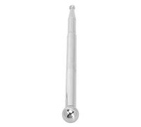 Generic Stylo D'acupuncture Efficace en Acier Inoxydable, Outil de Massage à Point de Déclenchement Télescopique pour les Maux de Tête et les Muscles Endoloris, Argent