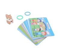 Generic Stylo de Lecture Interactif en Anglais, Jouet pour Enfants, en Forme D'écureuil, Rechargeable, avec 55 Cartes d'apprentissage, pour L'éducation Précoce