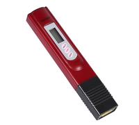 Generic Stylo de Test de pureté de L'eau, Testeur de Compteur TDS PPM avec Fonction de Maintien pour la de la qualité de L'eau du Robinet Domestique (rouge)