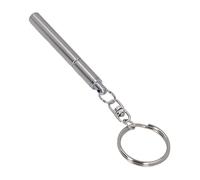 Generic Stylo Télescopique en Acier Inoxydable, Porte-clés en Métal élégant pour un Usage Quotidien, Porte-clés Compact pour des Notes ou des Signatures Rapides, pour les Amis et la Famille