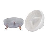 Generic Supplies de qualité de L'air Mignon Mini-UFO Humidificateur, 400 Ml Double Buses de Brume Cool Usb, Lumières Colorées pour le Voyage de Voyage Baby Room avec Opération Calme (Blanc)