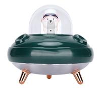 Generic Supplies de qualité de L'air Mignon Mini-UFO Humidificateur, 400 Ml Double Buses de Brume Cool Usb, Lumières Colorées pour le Voyage de Voyage Baby Room avec Opération Calme (Vert)